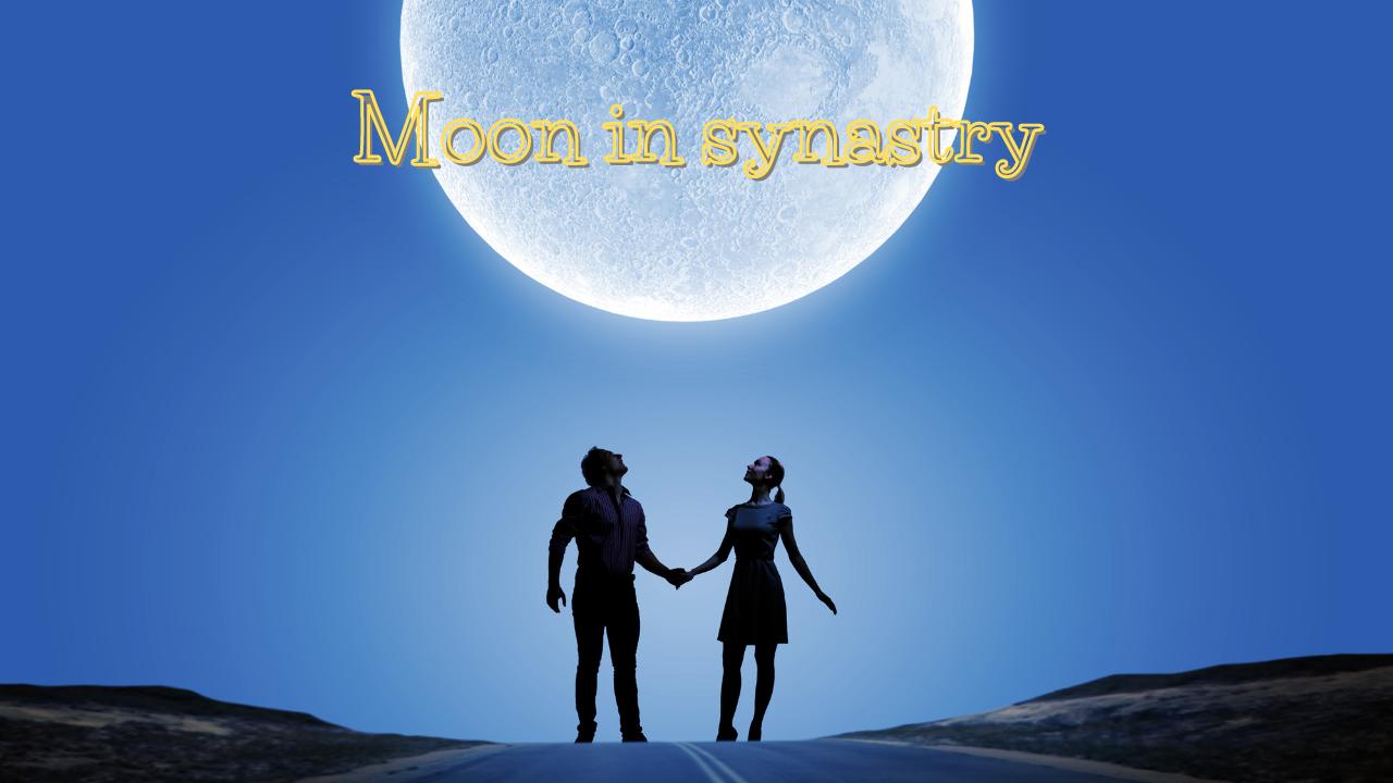 Moon in synastry explained in touch with emotions