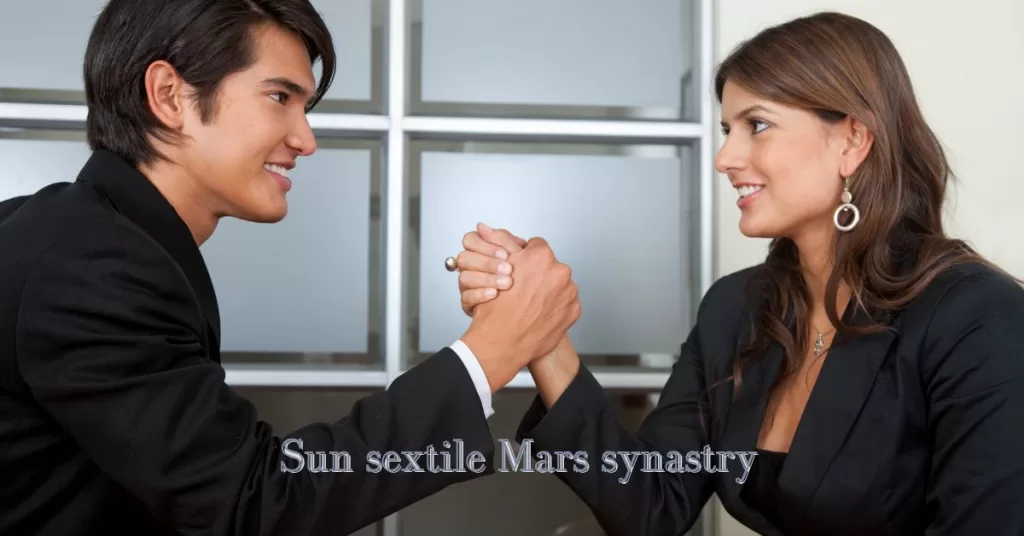 Sun sextile Mars synastry